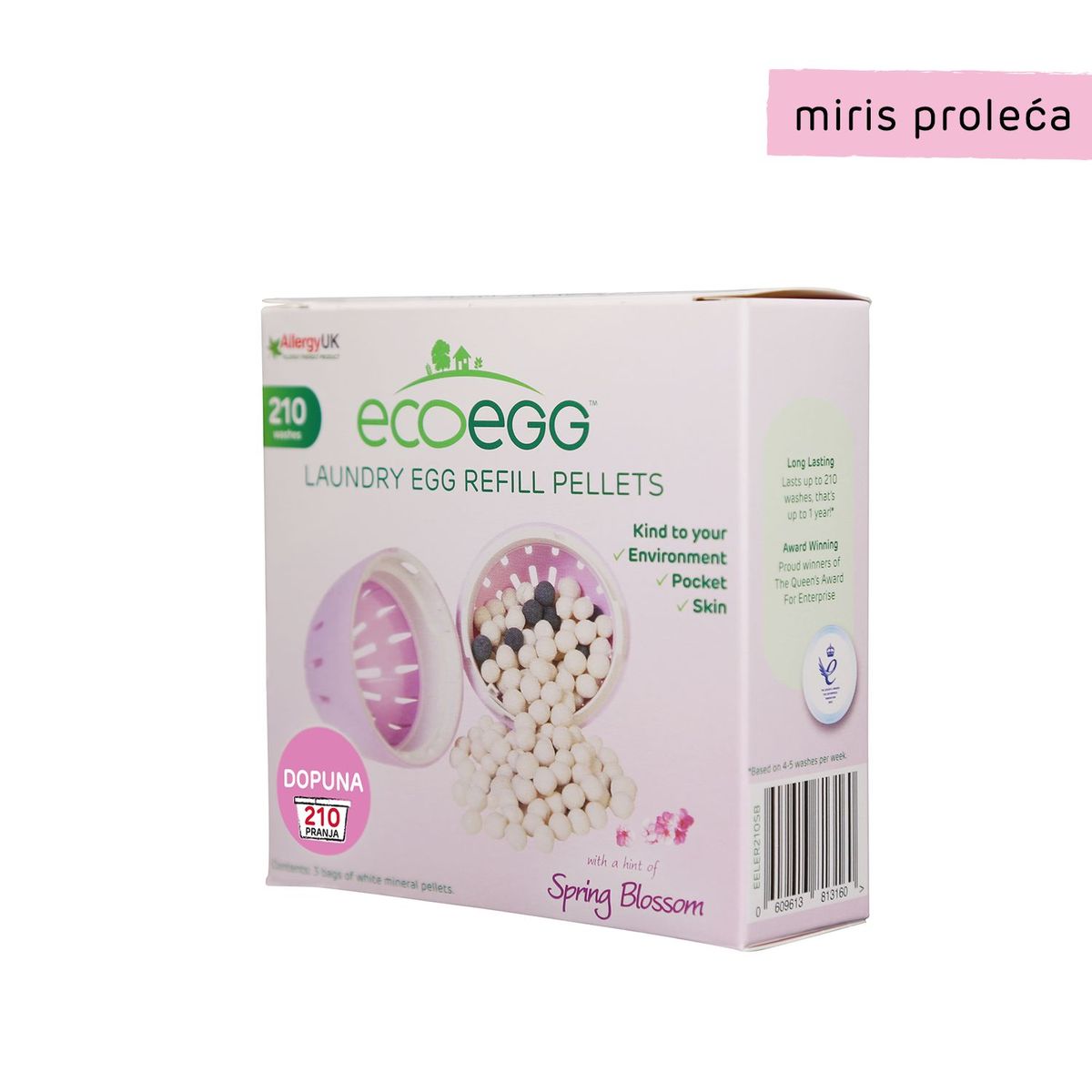 Ecoegg dop. za pranje veša miris proleća,210pranja 
