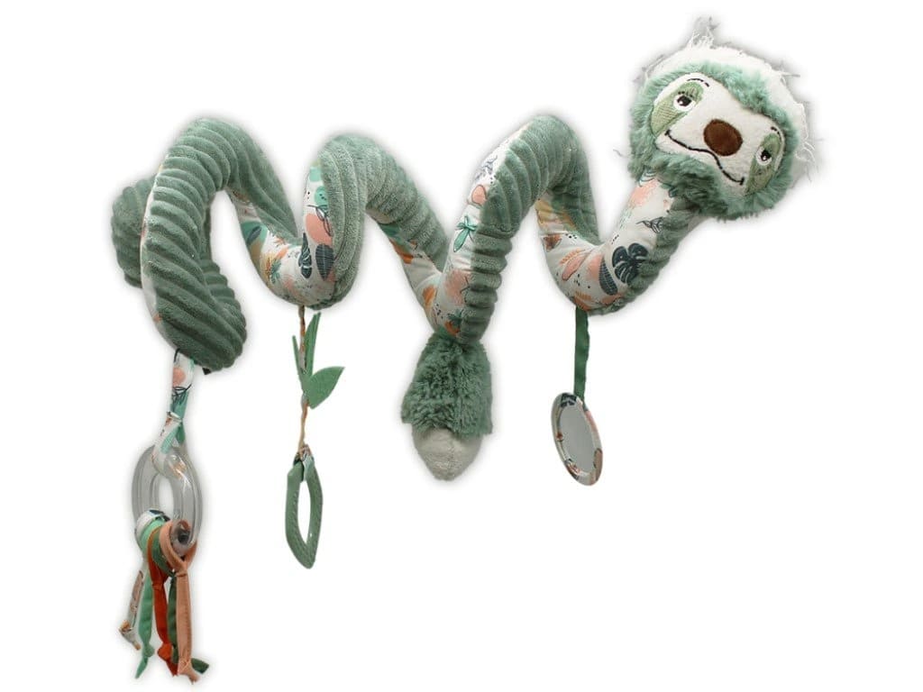 Les Deglingos spiralna igračka lenjivac Chillos 