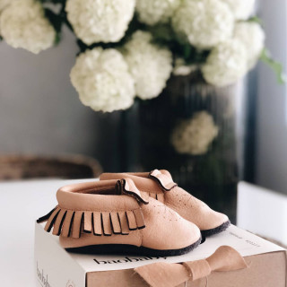 Baobaby pelice mokasine, vel XXS (2-3m), Powder 