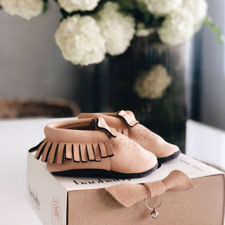 Baobaby pelice mokasine, vel S (5-10m), Powder 