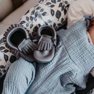 Baobaby pelice mokasine, vel M (9-18m), Grey 