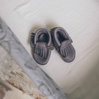 Baobaby pelice mokasine, vel M (9-18m), Grey 