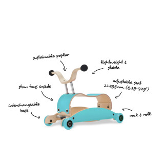 Wishbone Mini Flip točkići žuti 