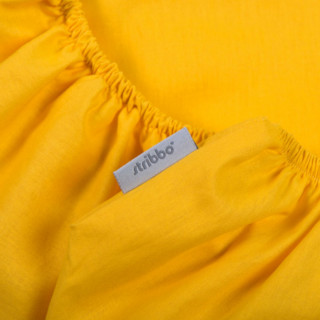 Stribbo čaršav za dušek 120 x 60 cm žuto/siva 