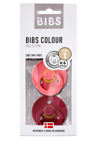 Bibs laža Coral/Ruby veličina 1 