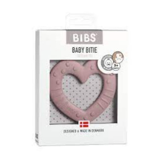 Bibs glodalica Bitie srce Pink Plum 