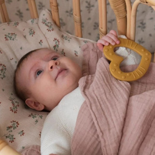 Bibs glodalica Bitie srce Mustard 