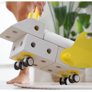 Modu kocke 4x caster wheels, 4x točkovi, žuti 