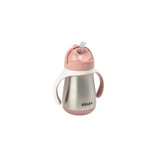 Beaba čaša inox 250 ml, old pink 