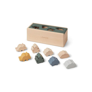 Liewood igr. drveni sorter oblika Midas, Dino 