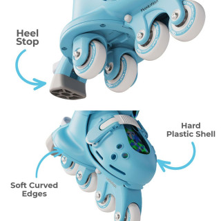 Yvolution roleri Twista podesivi vel 23-28, plavi 