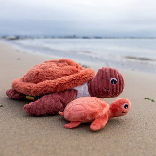 Les Deglingos igračka kornjača Sauvenou terracotta 