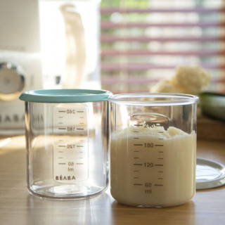 Beaba set tritan posuda 2 kom 240 ml, blue/grey 