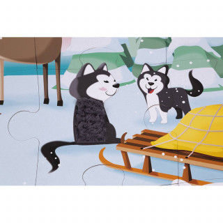 Janod TACTILE slagalica-život na ledu 20 kom 