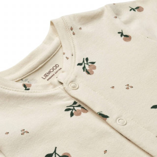 Liewood pidžama jednodelna Birk, Peach/Sea shell 