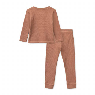Liewood pidžama set Croydon Waffle, Dark rosetta 