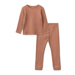 Liewood pidžama set Croydon Waffle, Dark rosetta 
