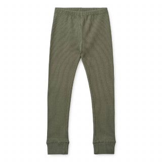 Liewood pidžama set Croydon Waffle, Faune green 