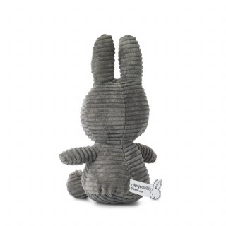 Miffy plišani zeka Corduroy 23cm, Grey 