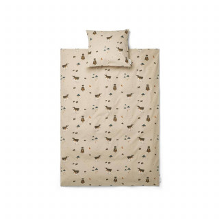 Liewood posteljina za decu Ingeborg, SuperDune mix 