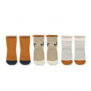 Liewood baby sokne 3 pcs Eloy, Gone flying mix 