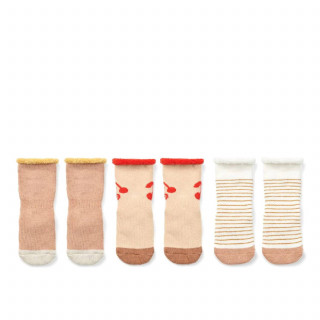 Liewood baby sokne 3 pcs Eloy, Cherries mix 