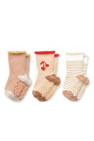 Liewood baby sokne 3 pcs Eloy, Cherries mix 