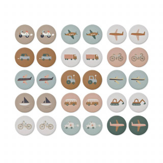 Liewood igra memorije Yubi, Airplane/Vehicles mix 