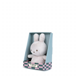 Miffy Lucky plišani zeka u pokl. kutiji 10cm, Grey 