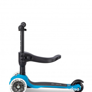 Micro trotinet Mini 3 u 1 Deluxe Lite LED plavi 