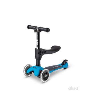 Micro trotinet Mini 3 u 1 Deluxe Lite LED plavi 