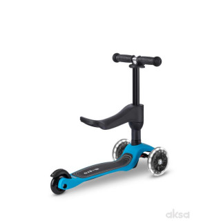 Micro trotinet Mini 3 u 1 Deluxe Lite LED plavi 