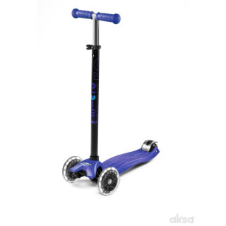 Micro trotinet Maxi Classic LED plavi 