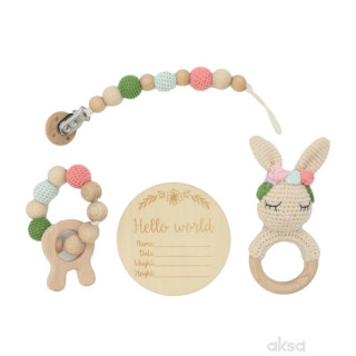Cute&Cool poklon set za bebe zeka 3 kom 