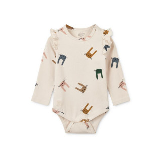 Liewood bodi benka Yanni 2kom,Bunny Sandy/Pale T 