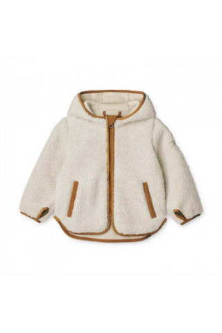 Liewood jakna Mara Pile,Sandy/golden caramel mix 