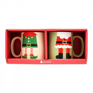 Pearhead set  božićnih šolja,Santa & Elf 