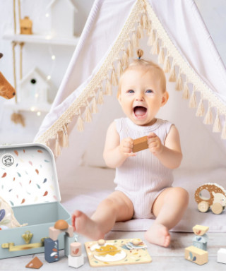 Speedy Monkey Kofer set moje prve igračke 