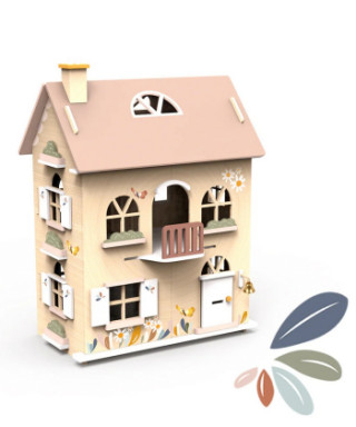 Speedy Monkey Drvena kuća set nameštaja sa zekom 