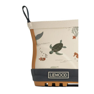 Liewood gumene čizme Tekla,Sea creature / Sandy 