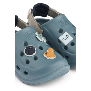 Liewood sandale Milas, Whale blue mix 