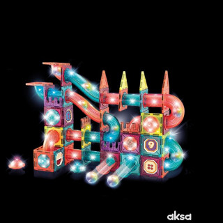 Cute&Cool magnetne pločice svetleća staza,140 kom 