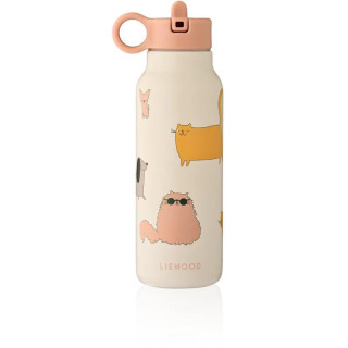Liewood termos boca 350ml Falk,Cats and Dogs/Sandy 