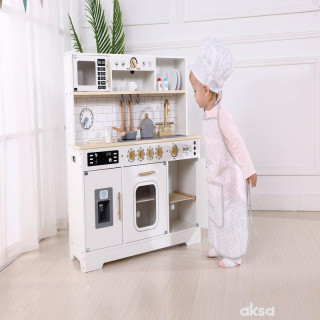 Cute&Cool drvena igračka bela kuhinja XL 