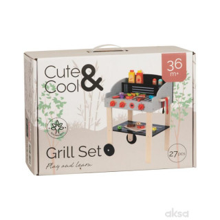 Cute&Cool drvena igračka roštilj 