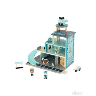 Cute&Cool drvena igračka policijska stanica 