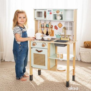 Cute&Cool drvena igračka kuhinja zelena 