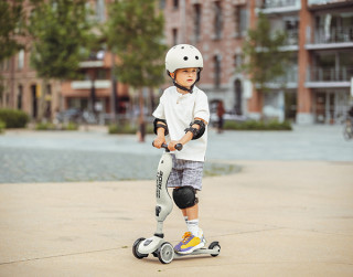 Scoot&Ride Set štitnika XXS Black-ash 