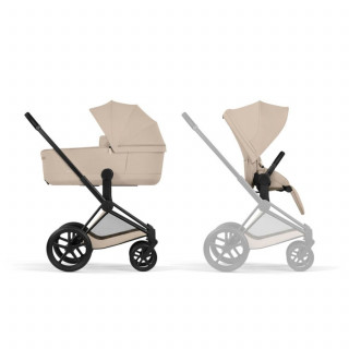 Cybex duo sistem Priam, Cozy Beige (matt black) 