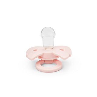 Elodie laža silikonska 0+ misty pink binky bow 